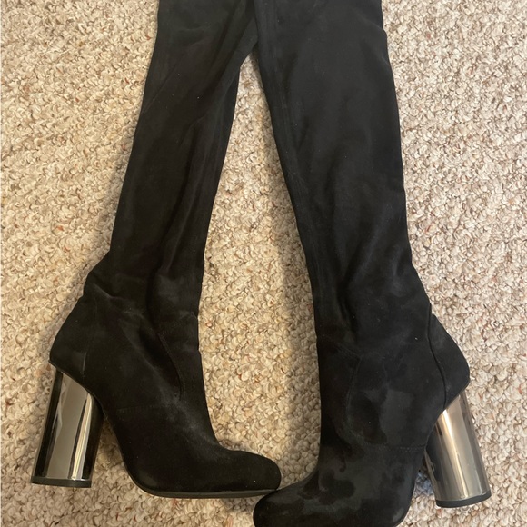 Jeffrey Campbell knee high suede boots - Picture 4 of 5